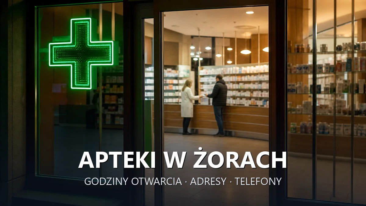 Apteki w Żorach - godziny otwarcia i dyżury