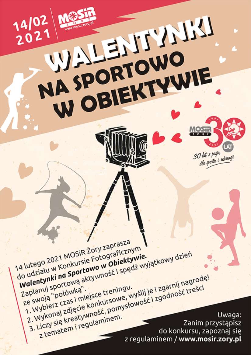 UM Żory: Weź udział w walentynkowym konkursie Na…