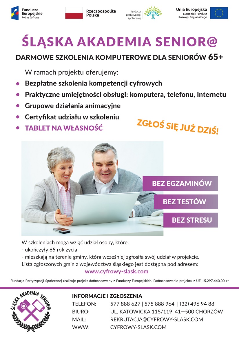 UM Żory: Darmowe szkolenia online dla żorskich se…