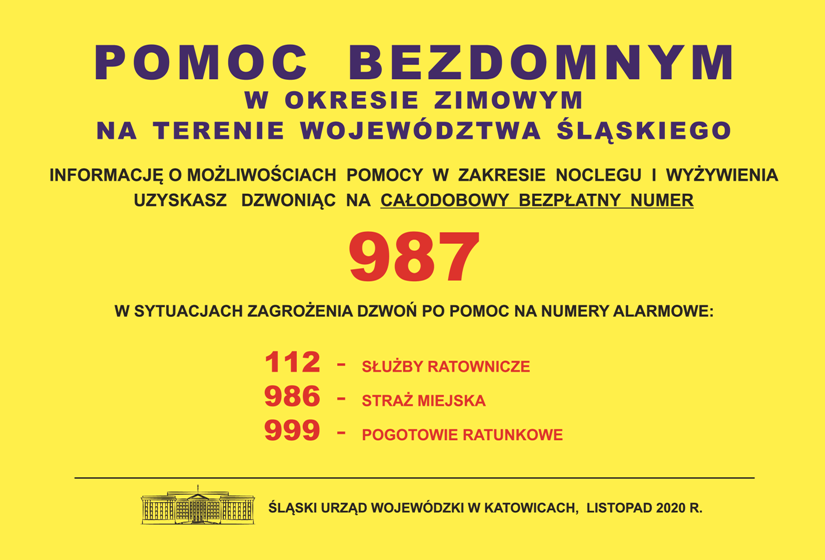 UM Żory: Pamiętajmy o pomocy osobom bezdomnym z…