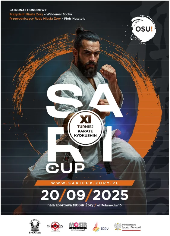 XI Turniej Karate Kyokushin „SARI CUP” – duch walki i siła charakteru w Żorach