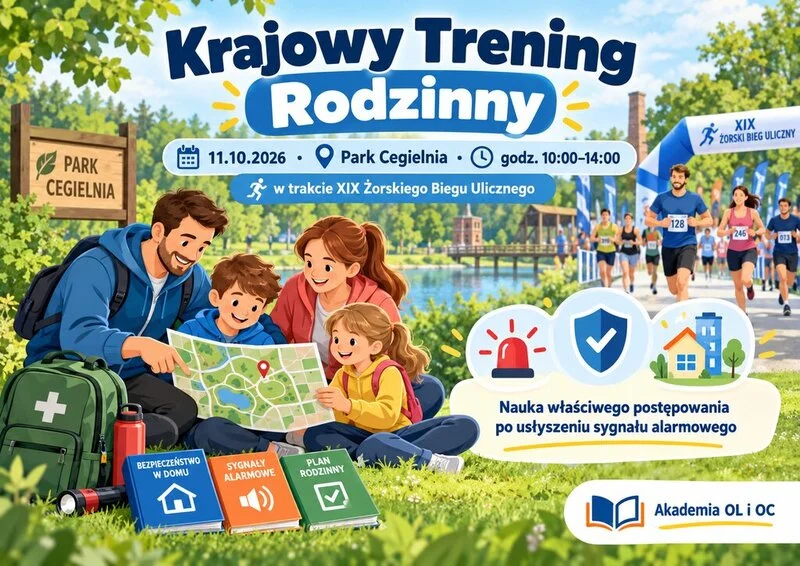 Grafika promocyjna wydarzenia Krajowy Trening Rodzinny
