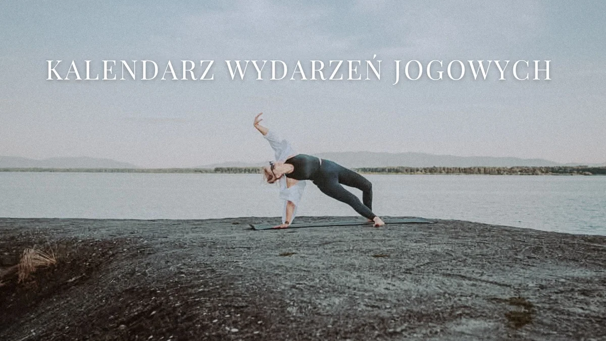 Grafika promocyjna wydarzenia Plan wydarzeń jogowych na rok 2025