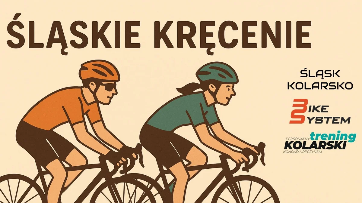 Grafika promocyjna wydarzenia Środa w Żorach: wspólna przejażdżka szosowa i gravelowa