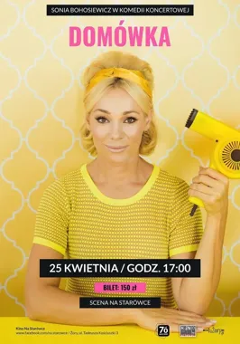 Grafika promocyjna wydarzenia Domówka u Soni Bohosiewicz — kameralny wieczór śpiewu i wspólnego pieczenia