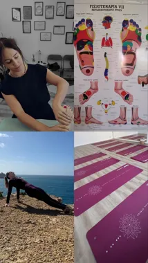 Grafika promocyjna wydarzenia Dotyk równowagi — Pilates i Refleksologia