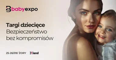 Grafika promocyjna wydarzenia BabyExpo Żory: targi dla rodzin