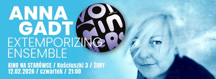 Grafika promocyjna wydarzenia VOICINGERS Żory — koncerty: Edilson Sanchez, Karolina Micor, Anna Gadt