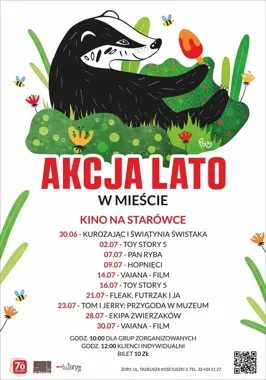 Kino na Starówce wraca na lato. Żory dostają lipcowy plan seansów