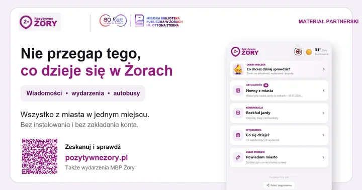 Żory w jednym miejscu: biblioteka, koncerty i miejskie sprawy na wyciągnięcie ręki