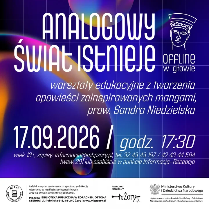 Mangowe historie odrywają od ekranu - warsztaty w Żorach.