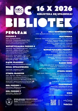 Biblioteka w Żorach cofa czas - jedna noc, dziesiątki przygód.