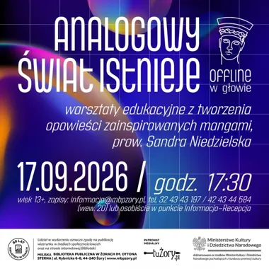 Mangowe historie odrywają od ekranu - warsztaty w Żorach.
