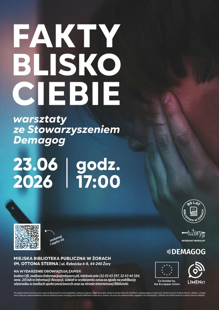 Żory nauczą się tropić fake newsy - Demagog przywiezie praktyczne warsztaty
