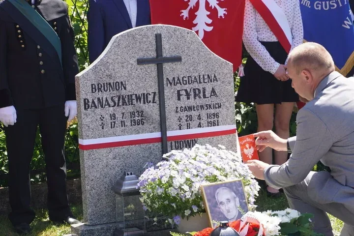 W Żorach grób Ludwika Fyrli otrzymał znak pamięci „Tobie Polsko”