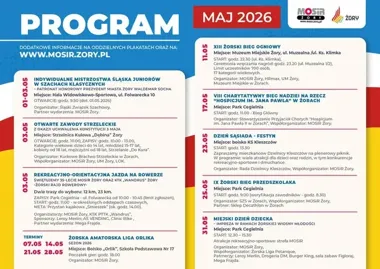 Maj w Żorach będzie gęsty od sportu. Szachy, rowery i bieg ogniowy