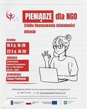 Dwa spotkania o pieniądzach dla NGO w Żorach. Bezpłatne szkolenie