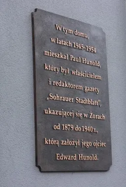 Grafika promocyjna wydarzenia Prasa żorska: Paul Hunold. Taka historia