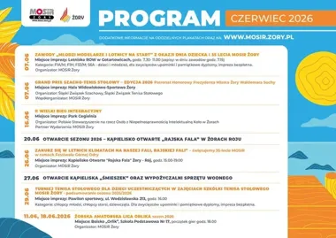 Otwarcia, biegi i turnieje. MOSiR układa czerwiec w Żorach