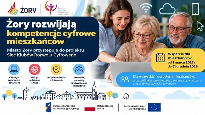 Bezpłatny klub cyfrowy w Żorach pomoże oswoić mObywatela i smartfon