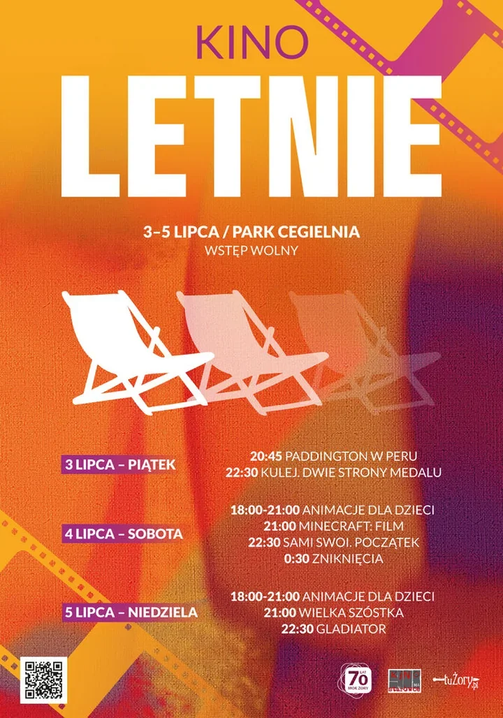 Kino Letnie rozkręca lipcowe wieczory w Żorach - trzy dni filmów pod chmurką