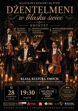 Dżentelmeni w blasku świec - koncert, który rozświetli Żory