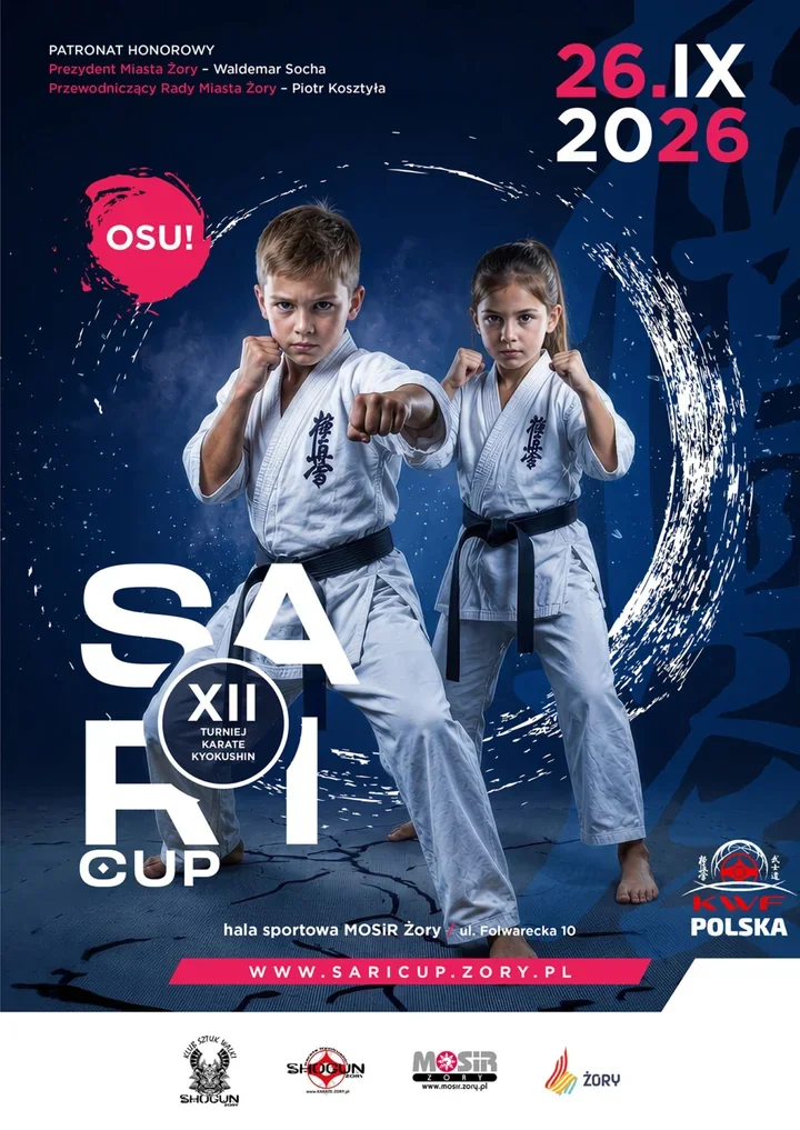 Bezpłatny turniej karate w Żorach. SARI CUP wraca do hali MOSiR