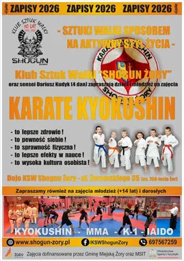 Nowy sezon karate w Żorach. Pierwszy trening jest bezpłatny