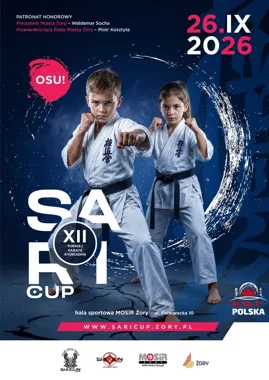 Bezpłatny turniej karate w Żorach. SARI CUP wraca do hali MOSiR