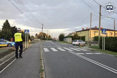 Dwa potrącenia na jednym przejściu w Żorach. Kierowca odjechał